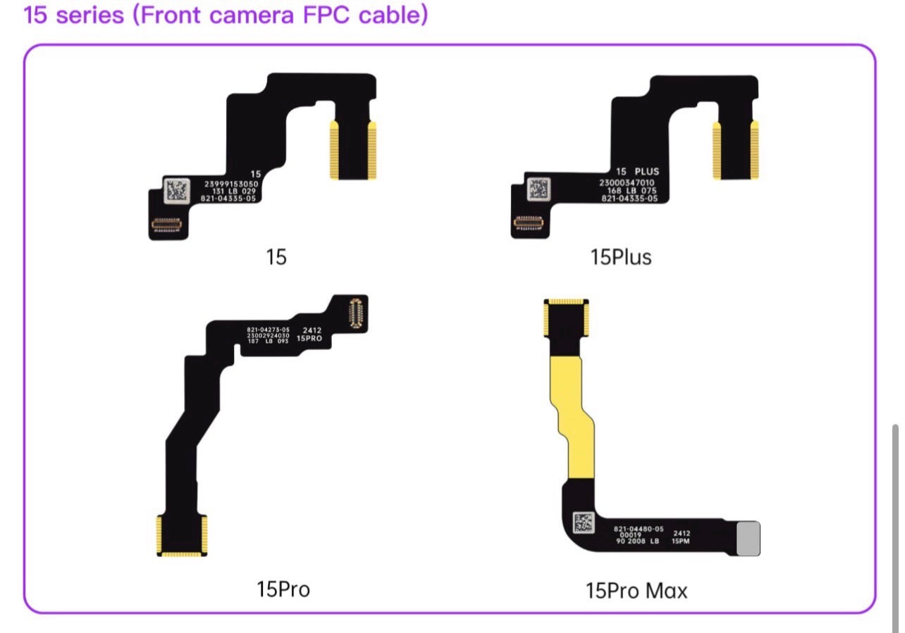 LB Front Camera Tag-On Rear Repair FPC