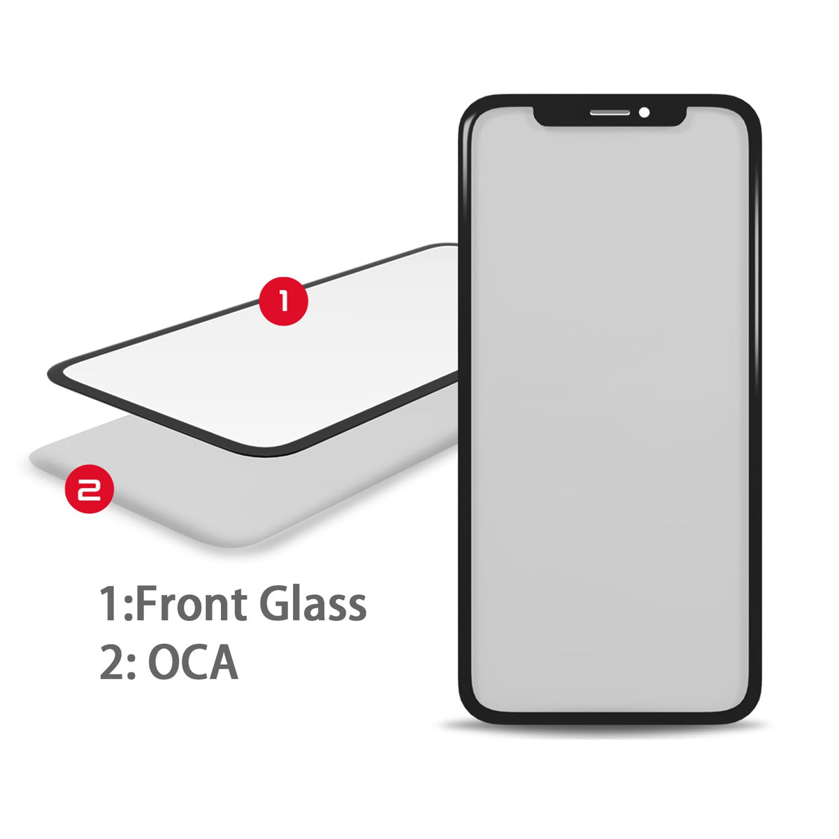 iPh OCA Glass X/XS