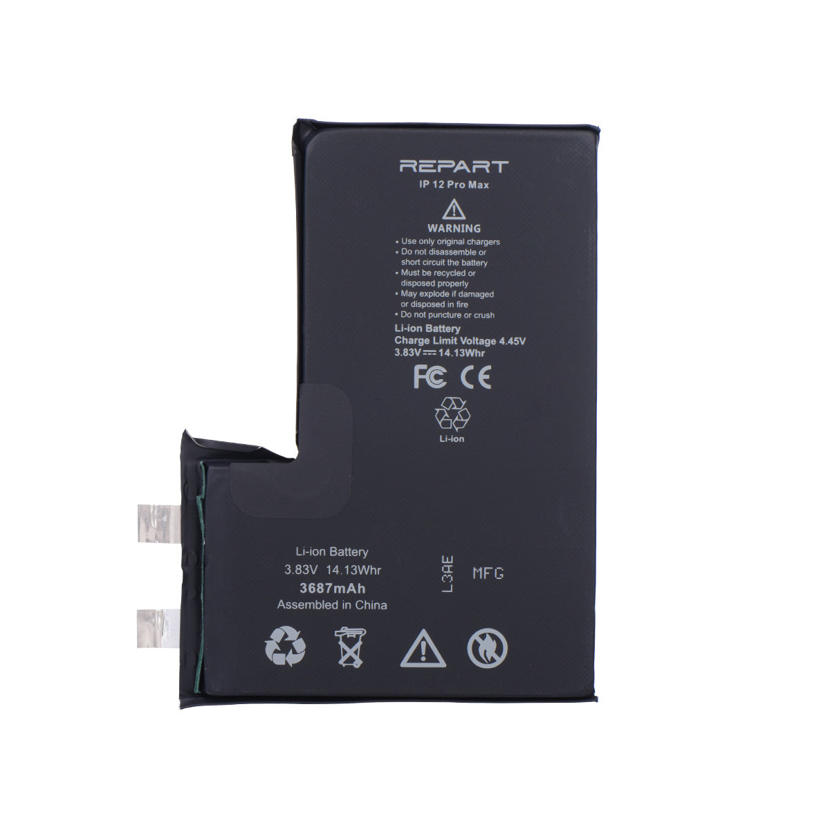 iPhone 12 PRO MAX Battery Cell Without BMS  Original Quality