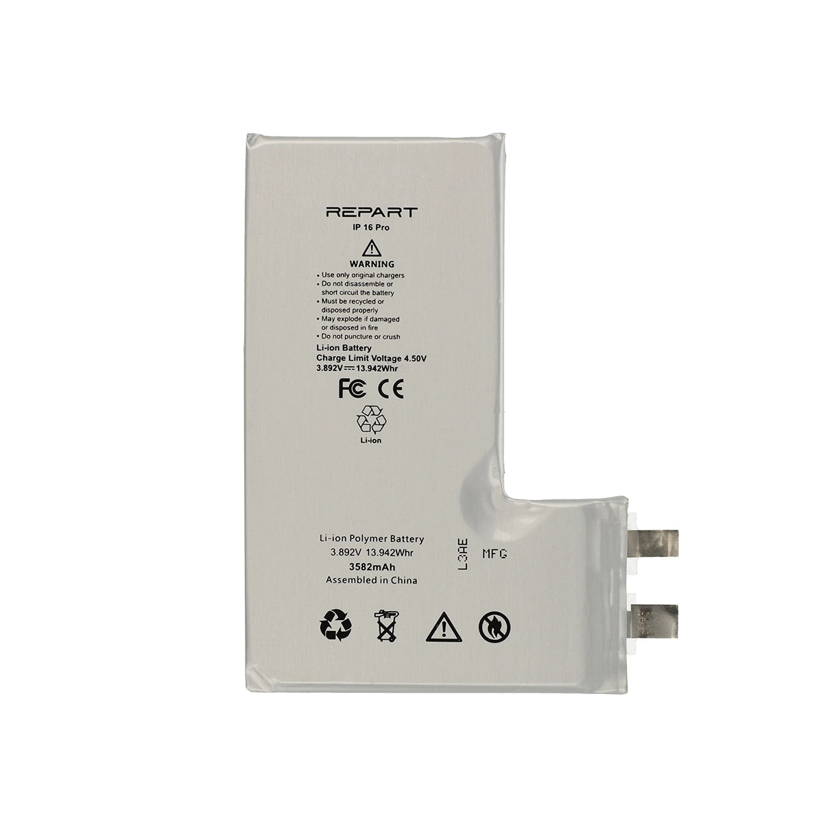 iPhone 16 PRO Battery Cell Without BMS  Original Quality