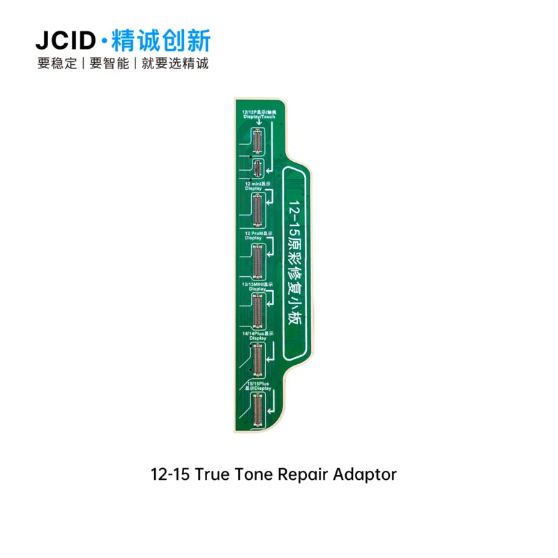 JC ID V1SE,V1S PRO 12/12MINI/12PRO/12PM/13/13MINI/14/14PLUS/15/15PLUS Trutone Repair Adaptor