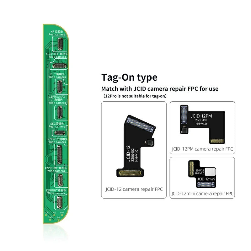 JC ID V1SE,V1S PRO XR-12PM Rear Camera Repair Adaptor