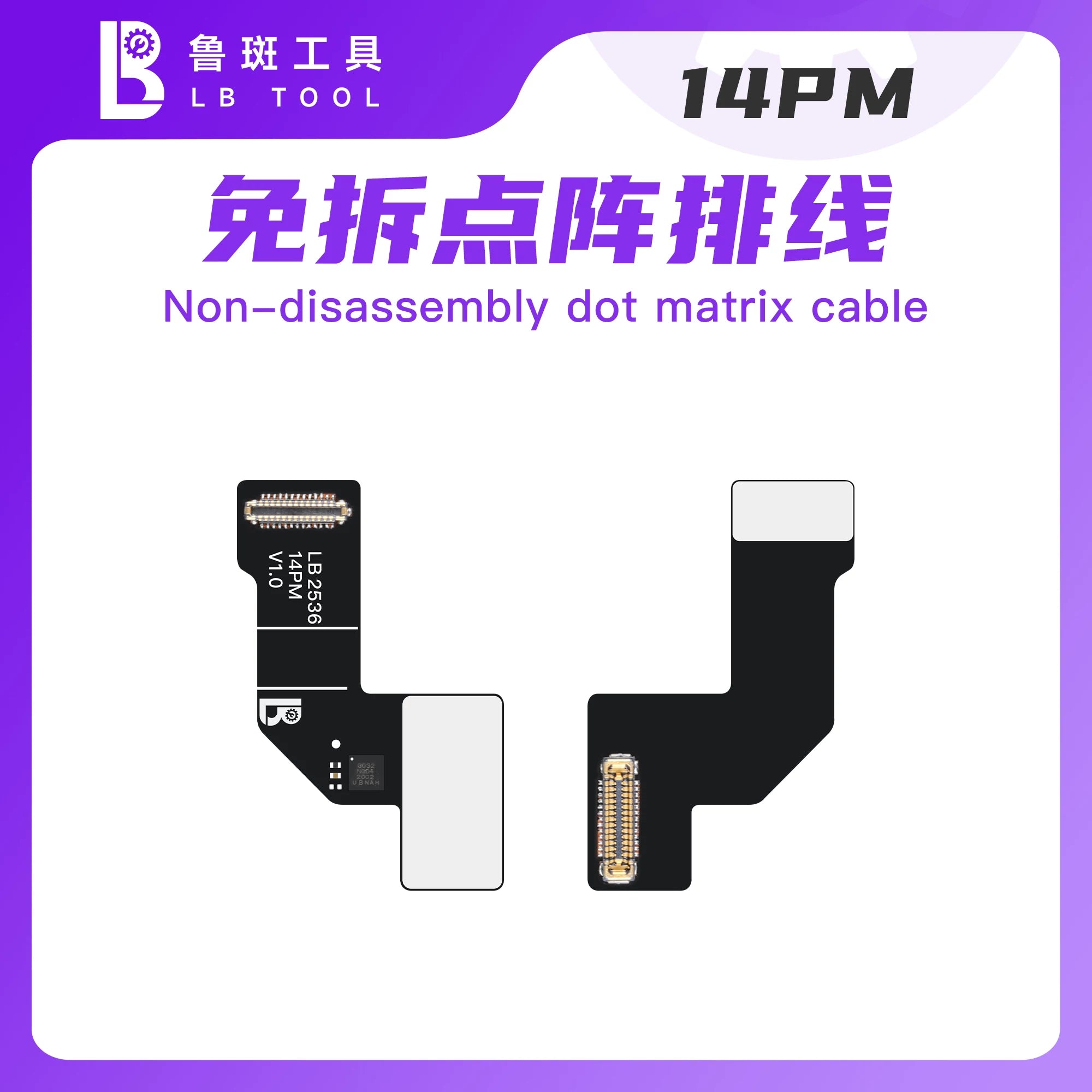 iPhone 14 PRO MAX  LB Face ID Tag On / Flex  DOT MATRIX EXTERNAL CABLE